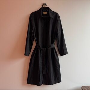 Lightweight Black Trench Coat